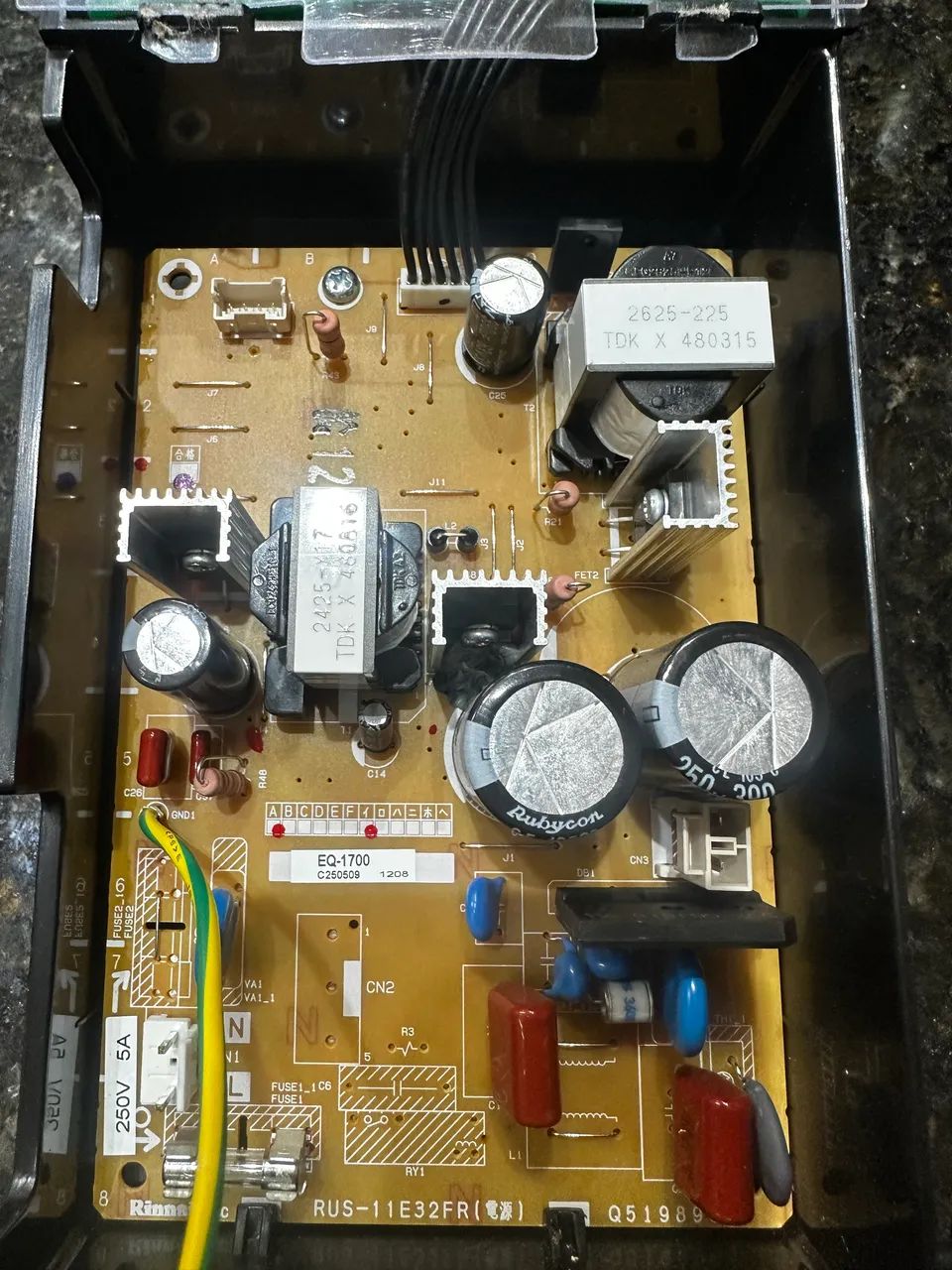 Placa completa Rinnai para aquecedor modelo E35 FEA - Foto 2