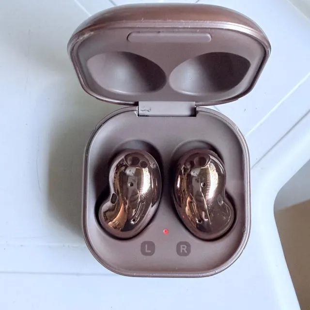 Fone Samsung Galaxy Buds Live Mystic Bronze Perfeito Estado