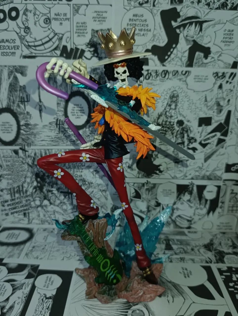 OPORTUNIDADE | Boneco Action Figure Brook 34cm One Piece