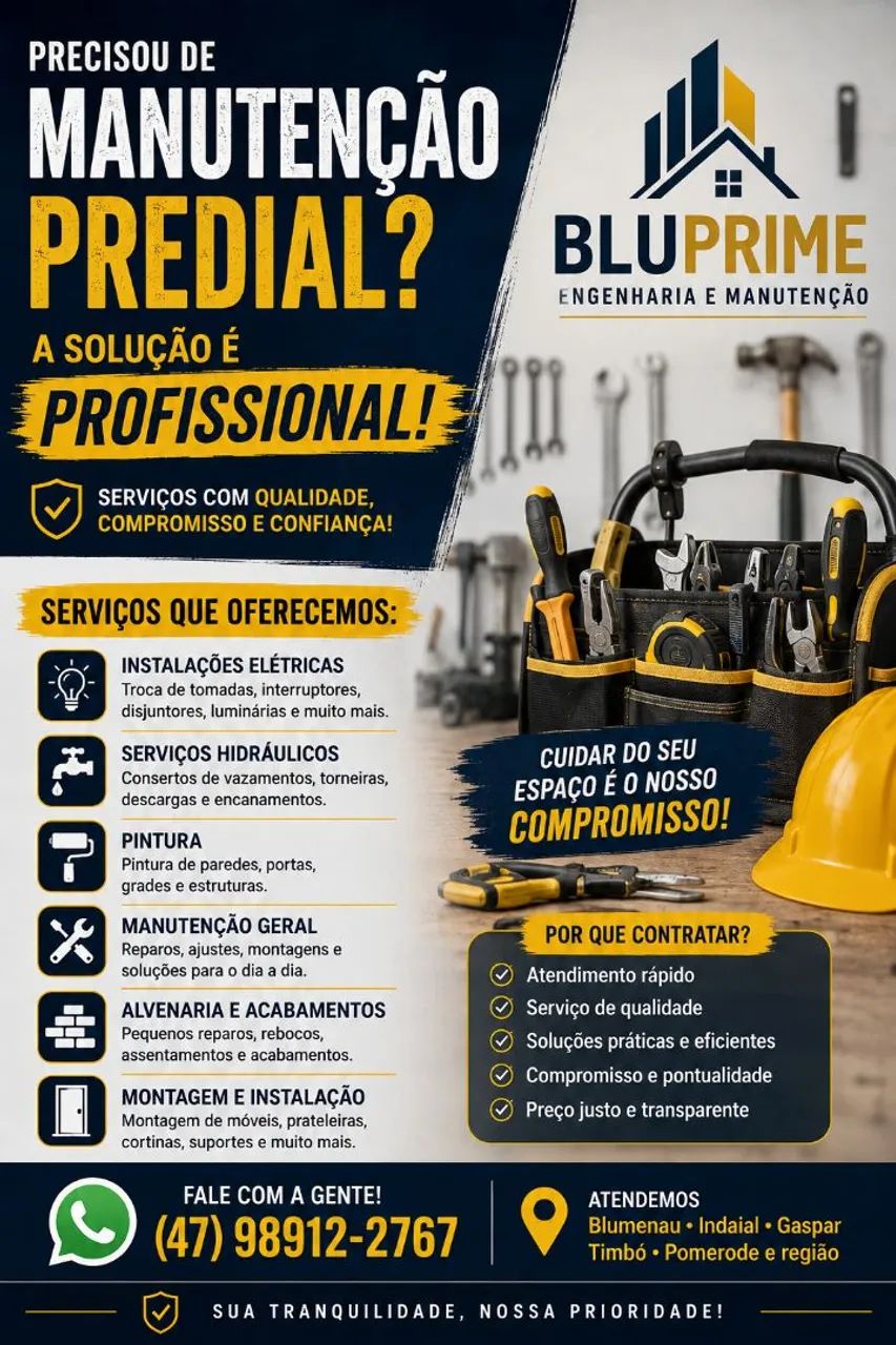 Manutenção predial e reparos