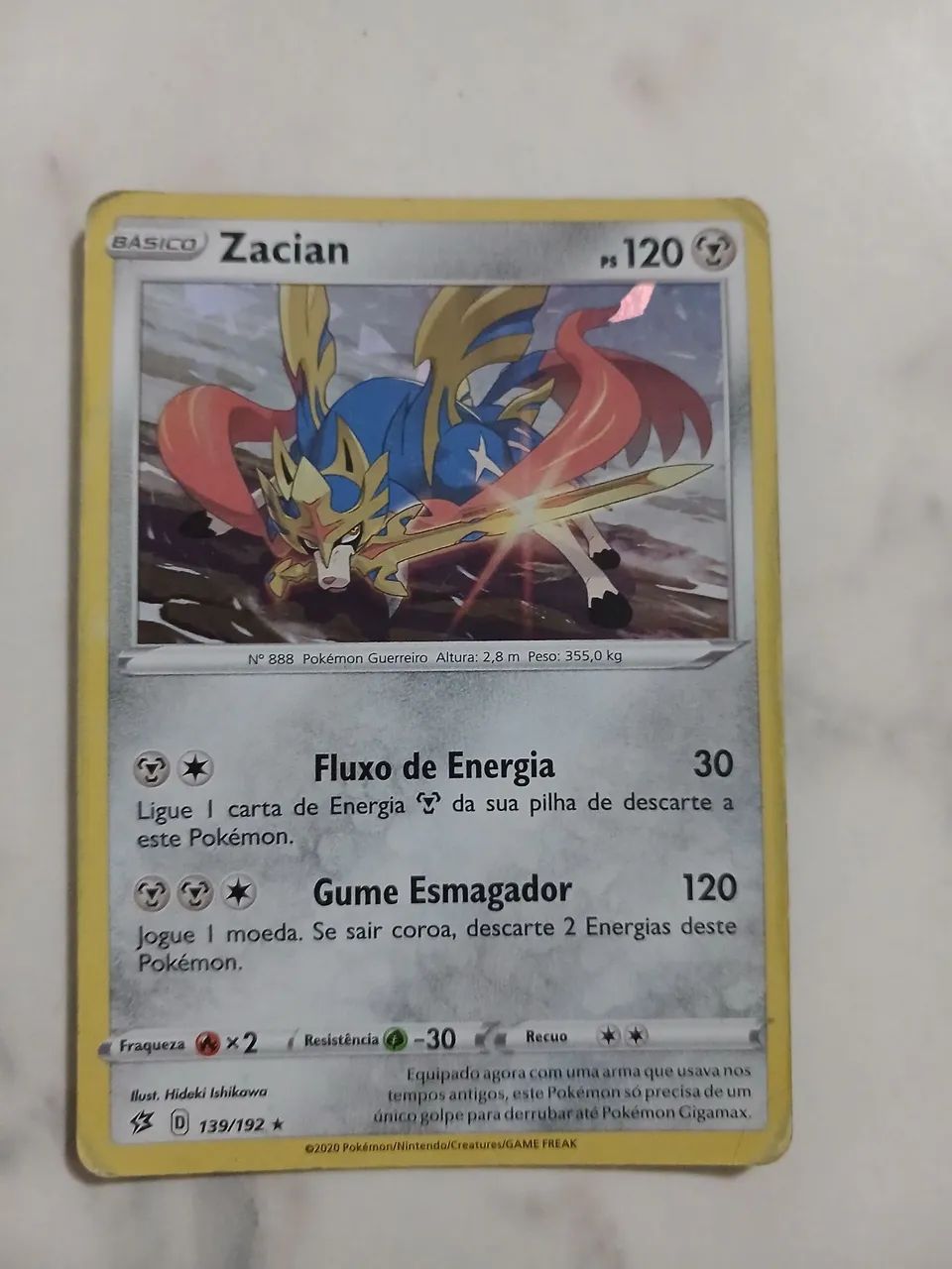 Carta Pokémon Zacian