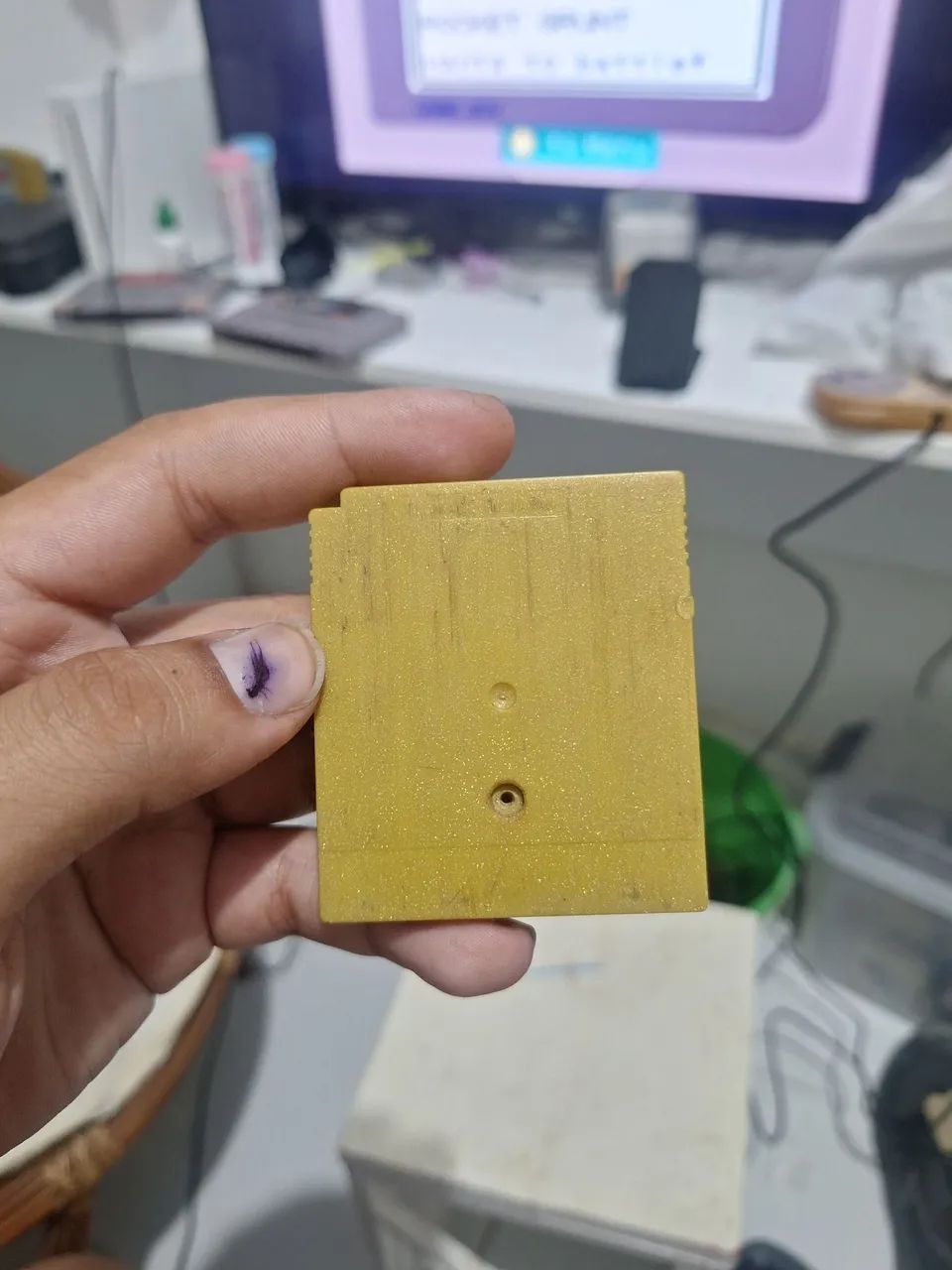Pokémon gold version COM DEFEITO LEIA A DESCRIÇÃO  - Foto 3