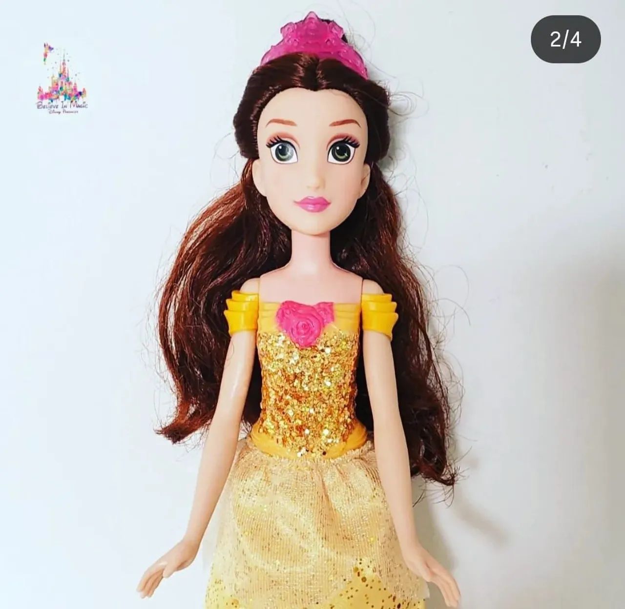 Boneca Princesa Disney Bela Hasbro - Foto 2