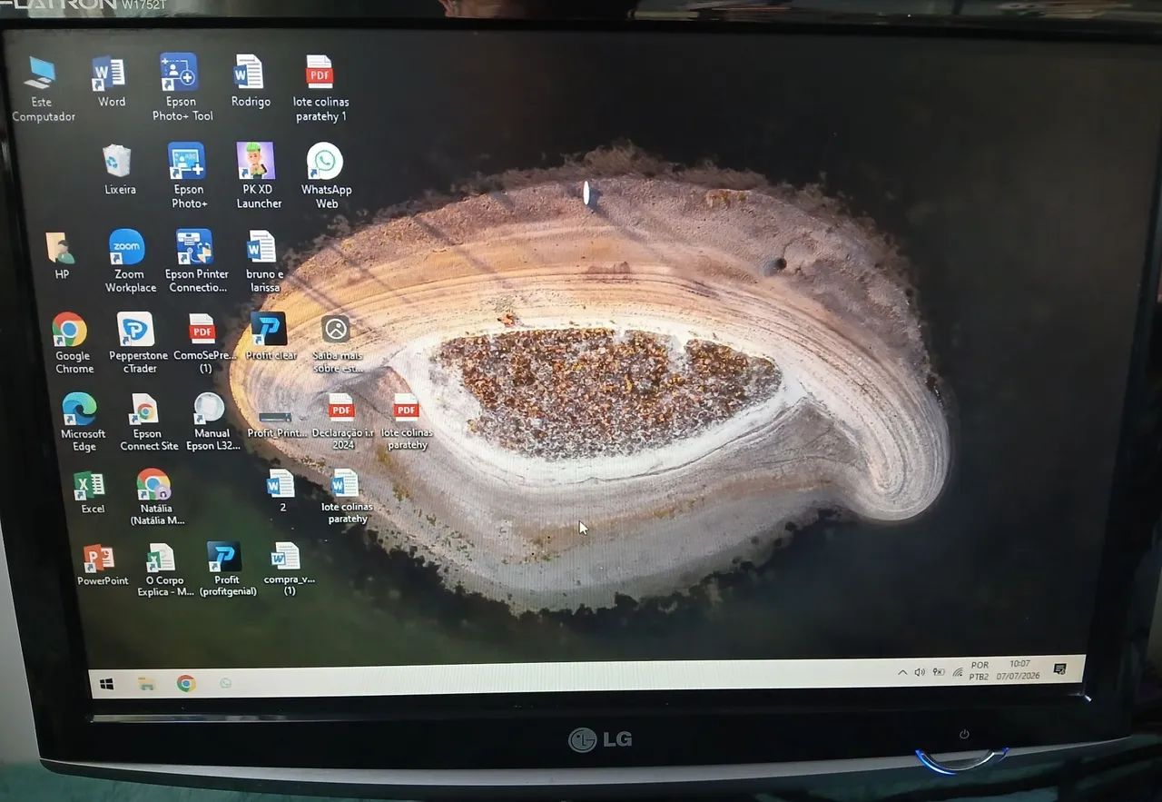 Monitor LG Flatron 17" Widescreen (W1752T)  - Foto 5
