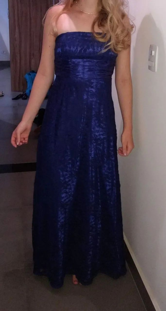 Vestido de Festa azul