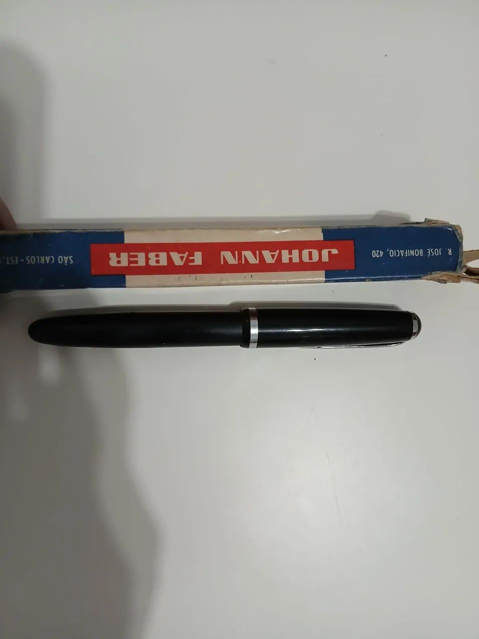 Caneta tinteiro estudante Johann Faber-Castell década de 60 - Foto 2