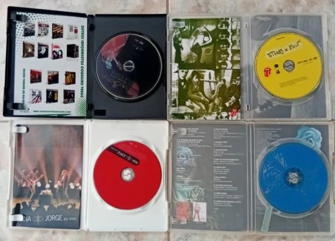 paul mccartney/rolling stones/Ana e Jorge/Sidney Magal(pacote 4 dvds) - Foto 3