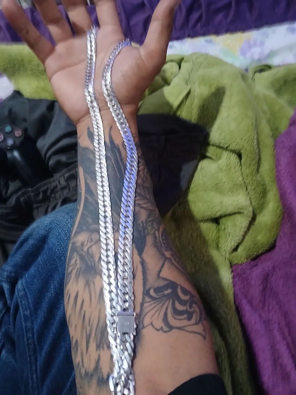 Cordão de prata 11mm 