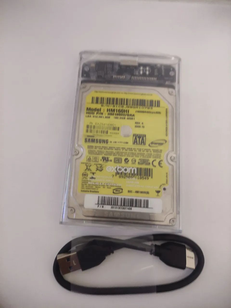 HD externo de 160 gb saudável USB 3.0