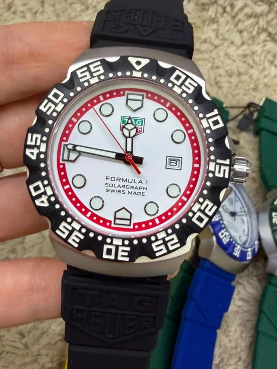 Relógio Tag Heuer Formula 1 (F1) - Pulseira de borracha - Foto 2