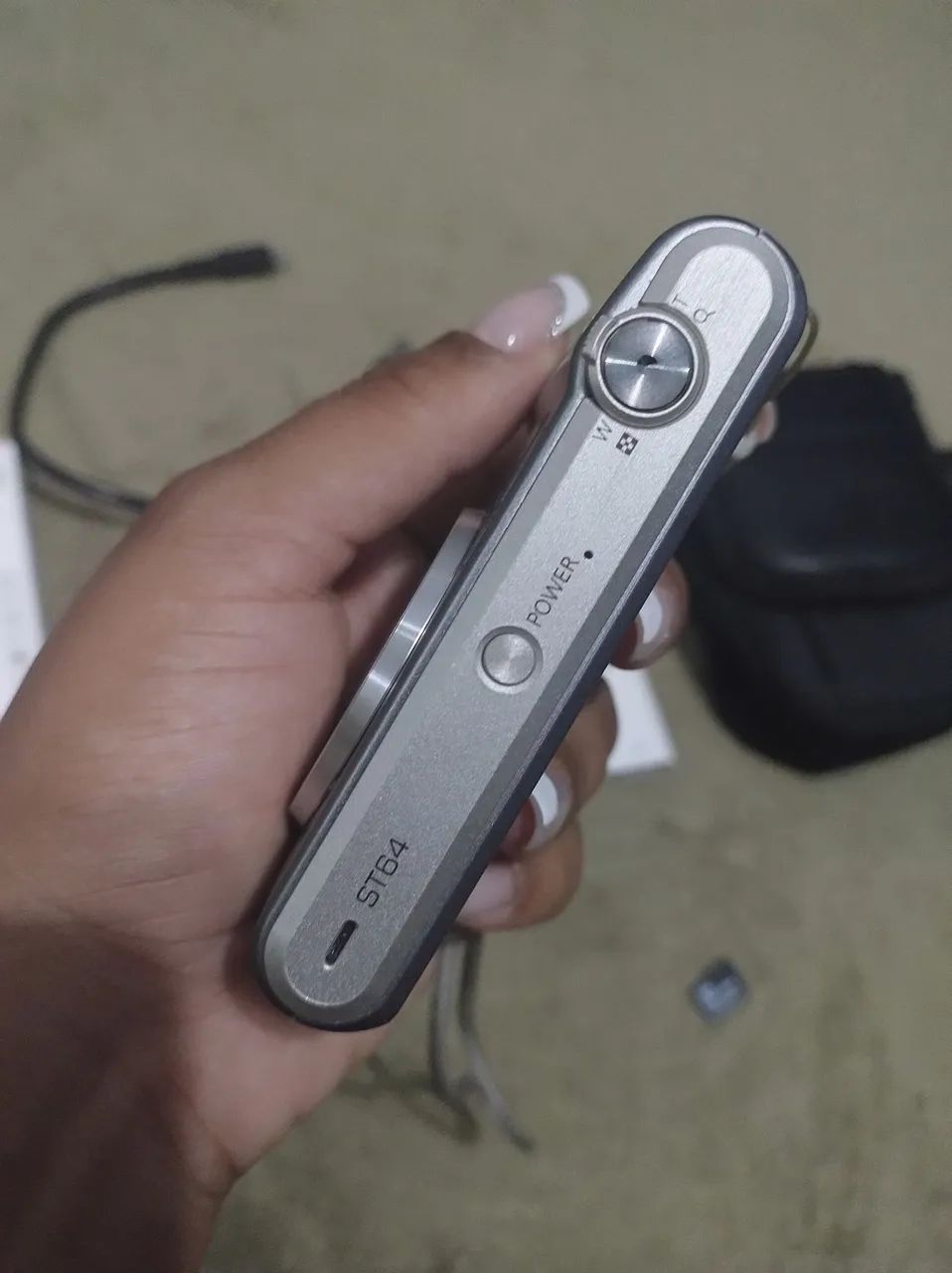 Camera Samsung St64 completa+adaptador de cartão  - Foto 5