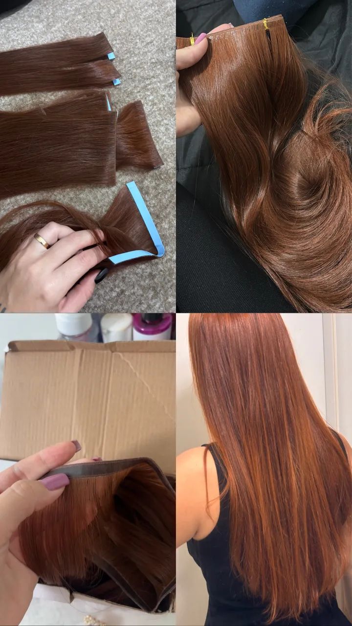 Cabelo brasileiro ruivo - Foto 2