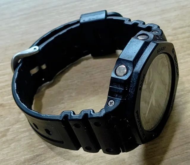 Relógio casio g-shock ga-2100 preto - Foto 4