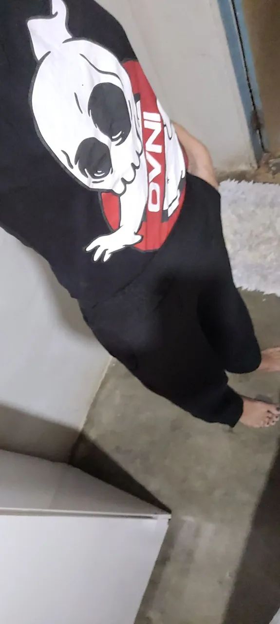 Calça m preta usada uma vez - Foto 2