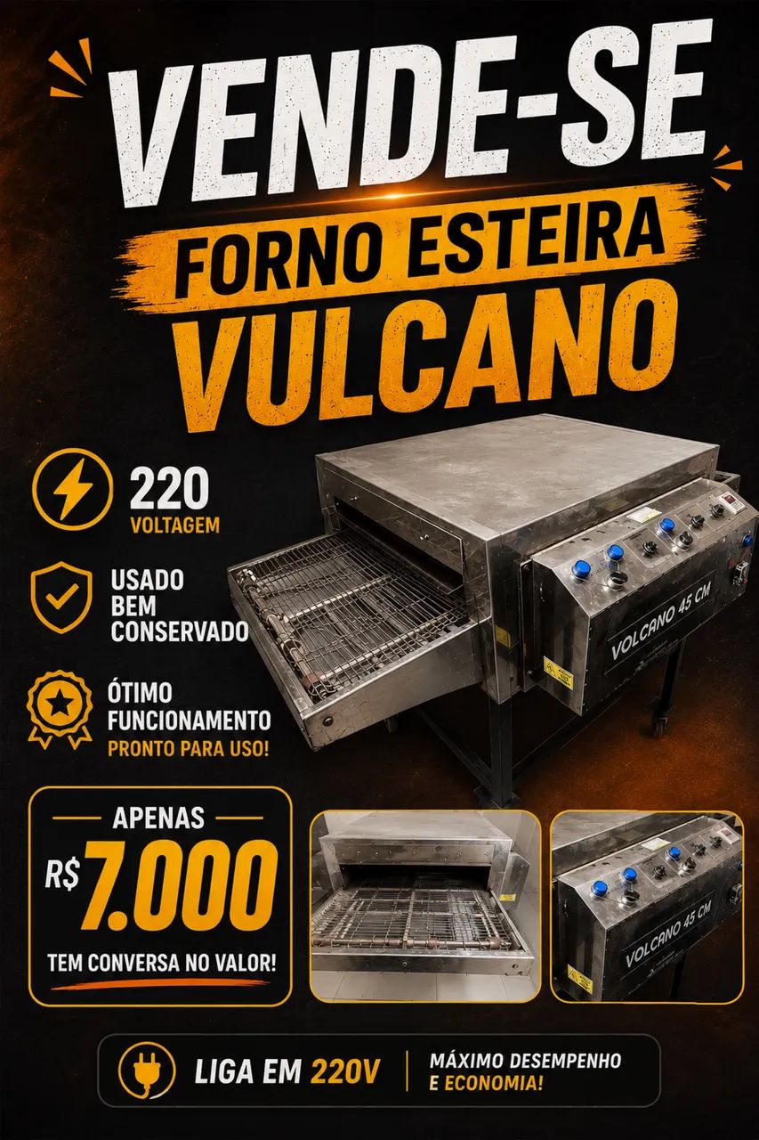 Forno esteira 
