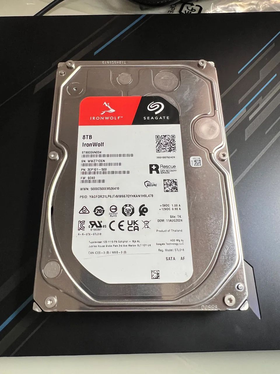 HD Seagate IronWolf Pro 16TB - Ideal para NAS e Servidores - Nunca usado - Foto 3