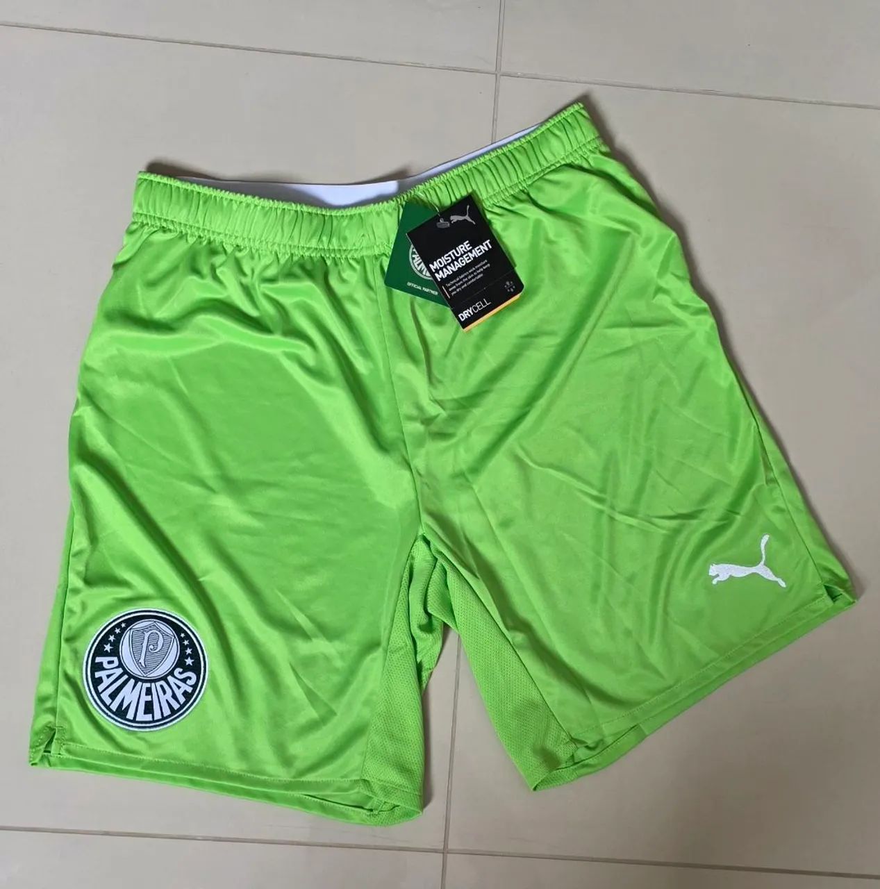 Calção GK Palmeiras Puma Verde tamanho M