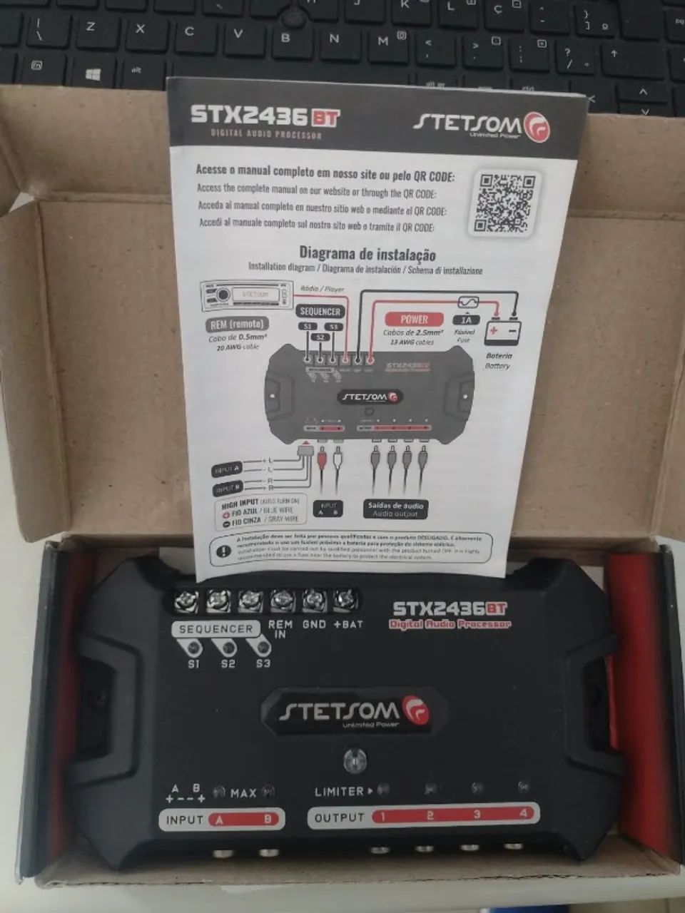 PROCESSADOR DE AUDIO STETSOM 2436 BT
