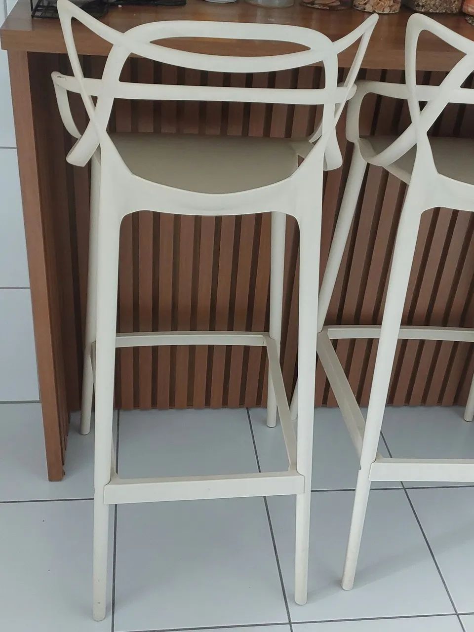 Conjunto Cadeira Marfim Polipropileno Allegra - Foto 5