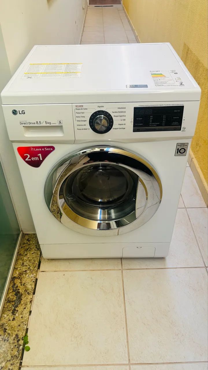 Máquina de leva e seca LG