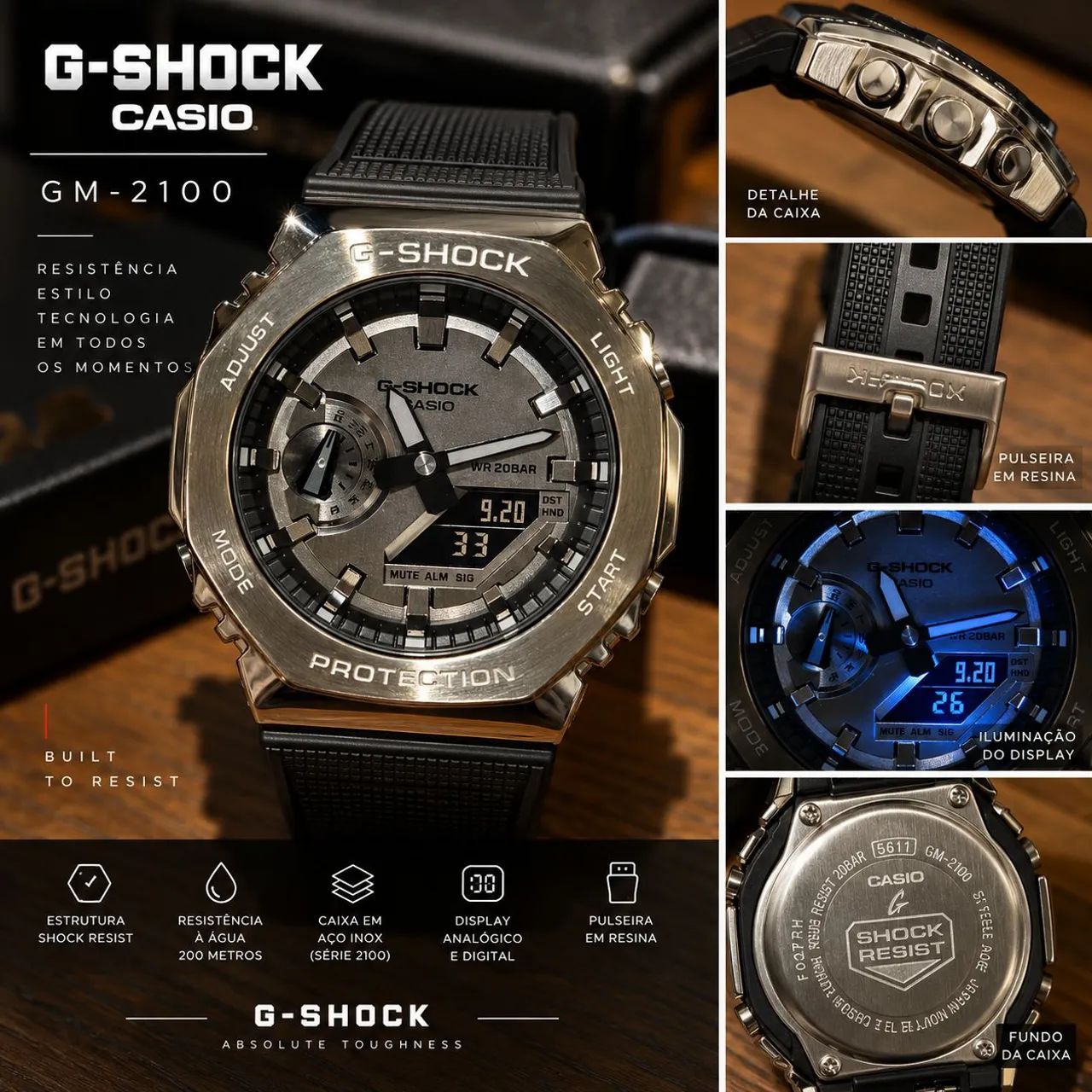 CASIO G-SHOCK GM-2100 ? METAL COVERED