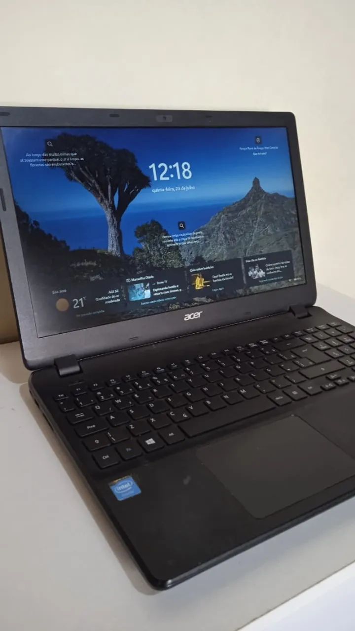 Notebook Acer | Quad Core | SSD 240GB | Bateria 5 Horas