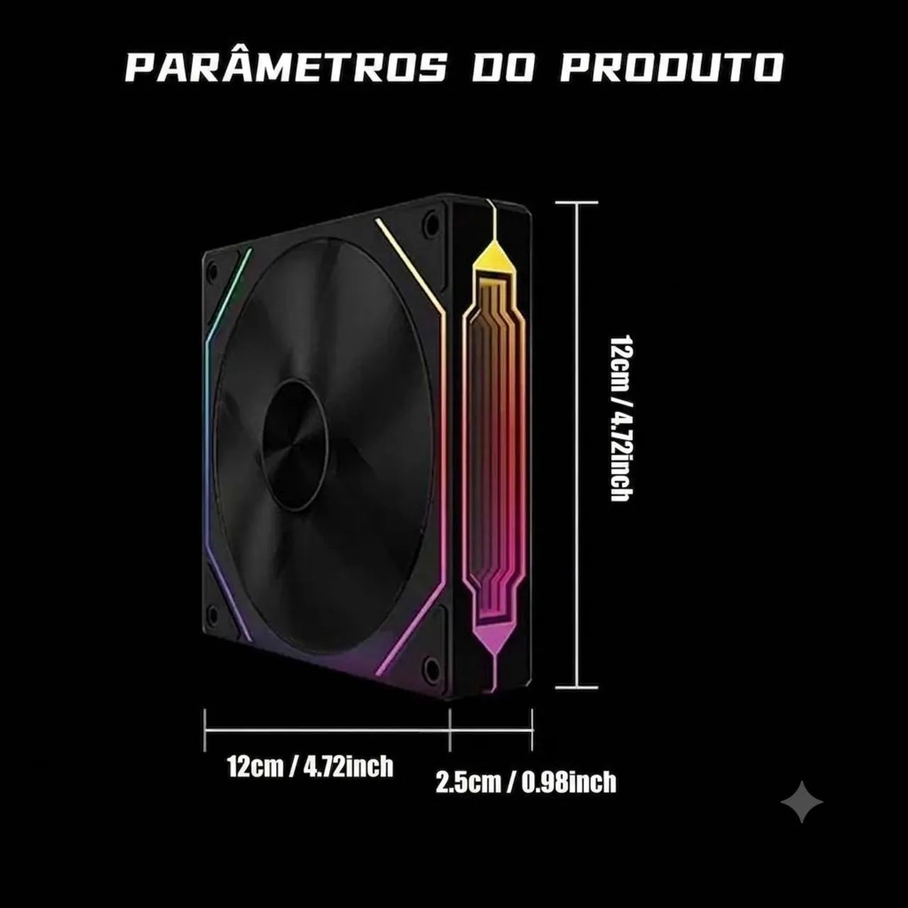 FAN PRISM 4 RS ARGB 120MM - Foto 2