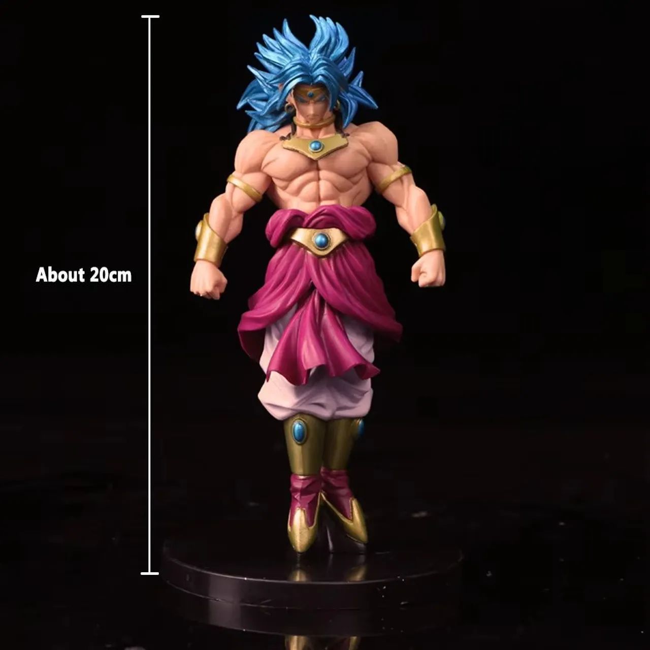 Boneco Broly Miniatura Dragon Ball Z Gt 20cm - Foto 3