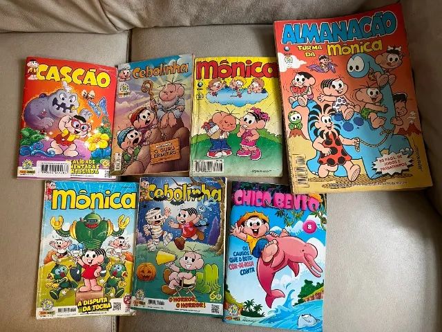 ブラジル　漫画　Monica Cascao CHICO BENT 他　まとめ売り 7 gibis Turma da Mônica Cascão Cebolinha Chico Bento e Almanacão