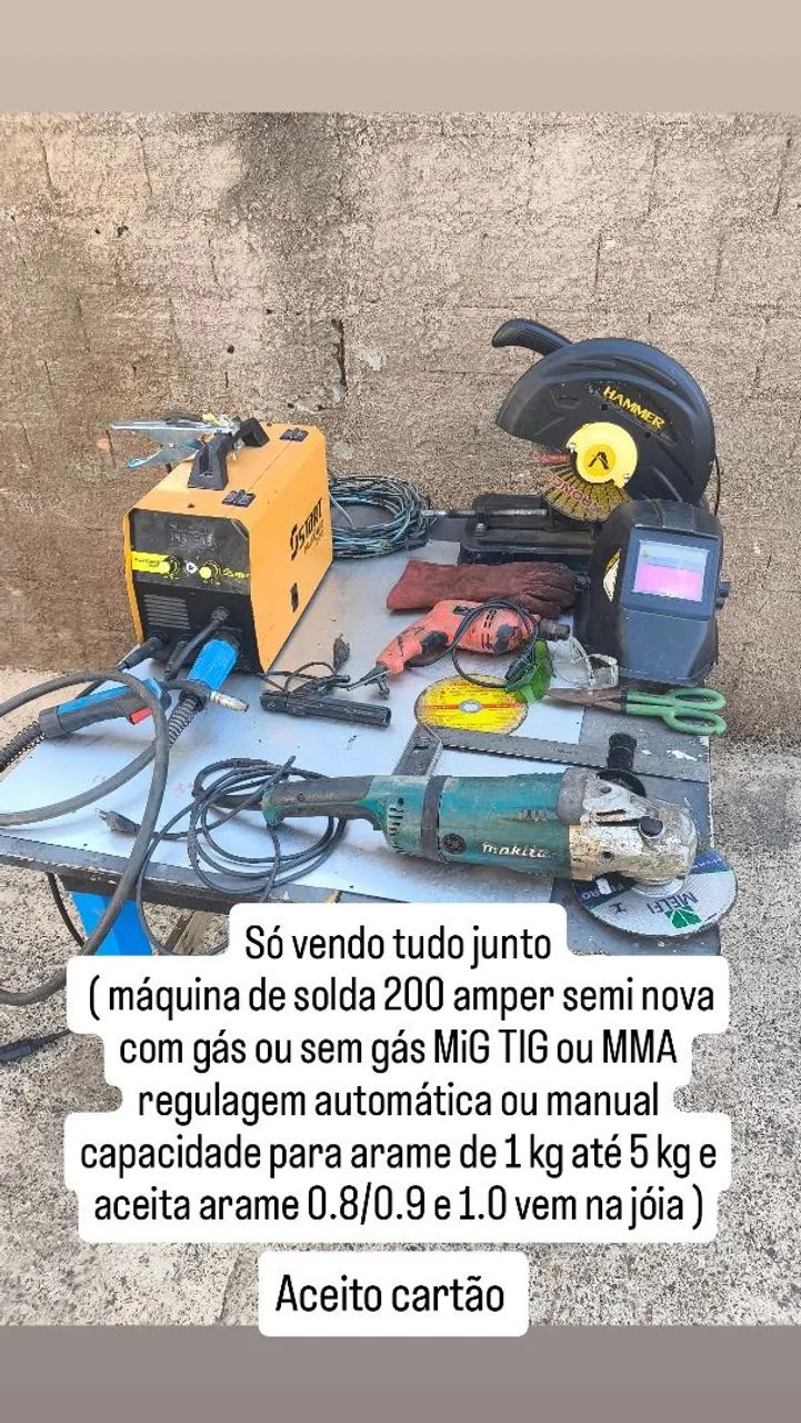 Kit serralheiro profissional completo 