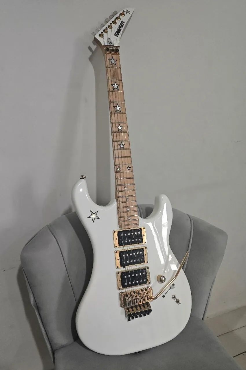 GUITARRA KRAMER JERSEY STAR + HARD CASE+AMP MARSHALL VALVSTATE 8080 - Foto 5