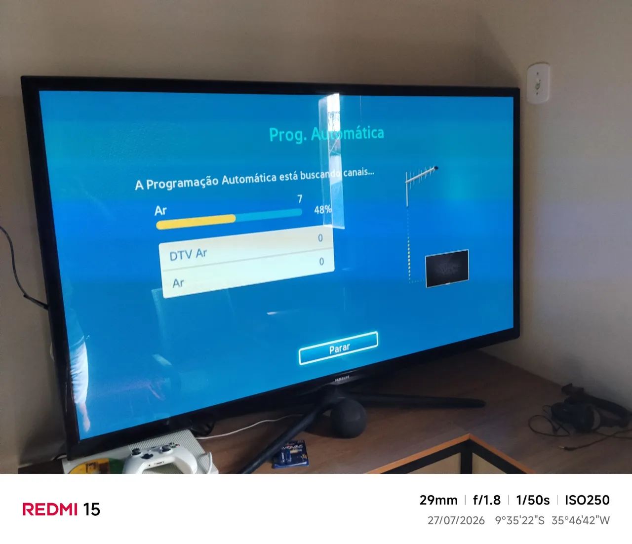 Vendo TV Samsung 60 polegadas (não é smartv) - Foto 3