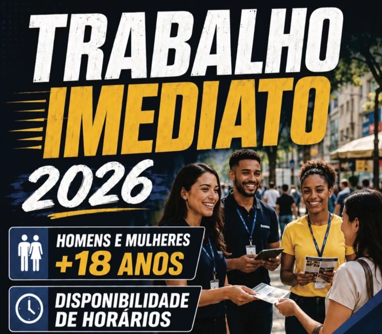 Vaga temporária - campanha 