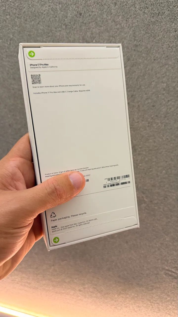 iPhone 17 Pro Max 256Gb Prata - Foto 5