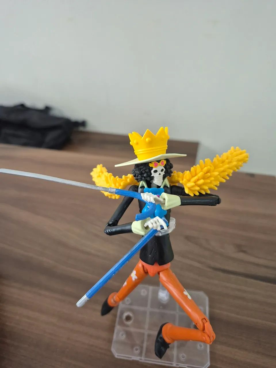 Brook anime heroes one piece - escala 1/12 (escala com  sh figuarts) - Foto 4