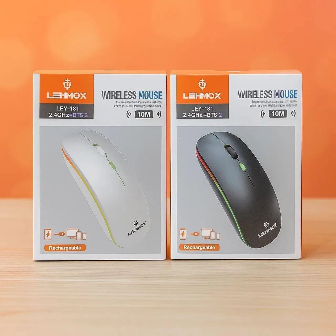 Mouse Sem Fio USB + Bluetooth LEY-181 Lehmox