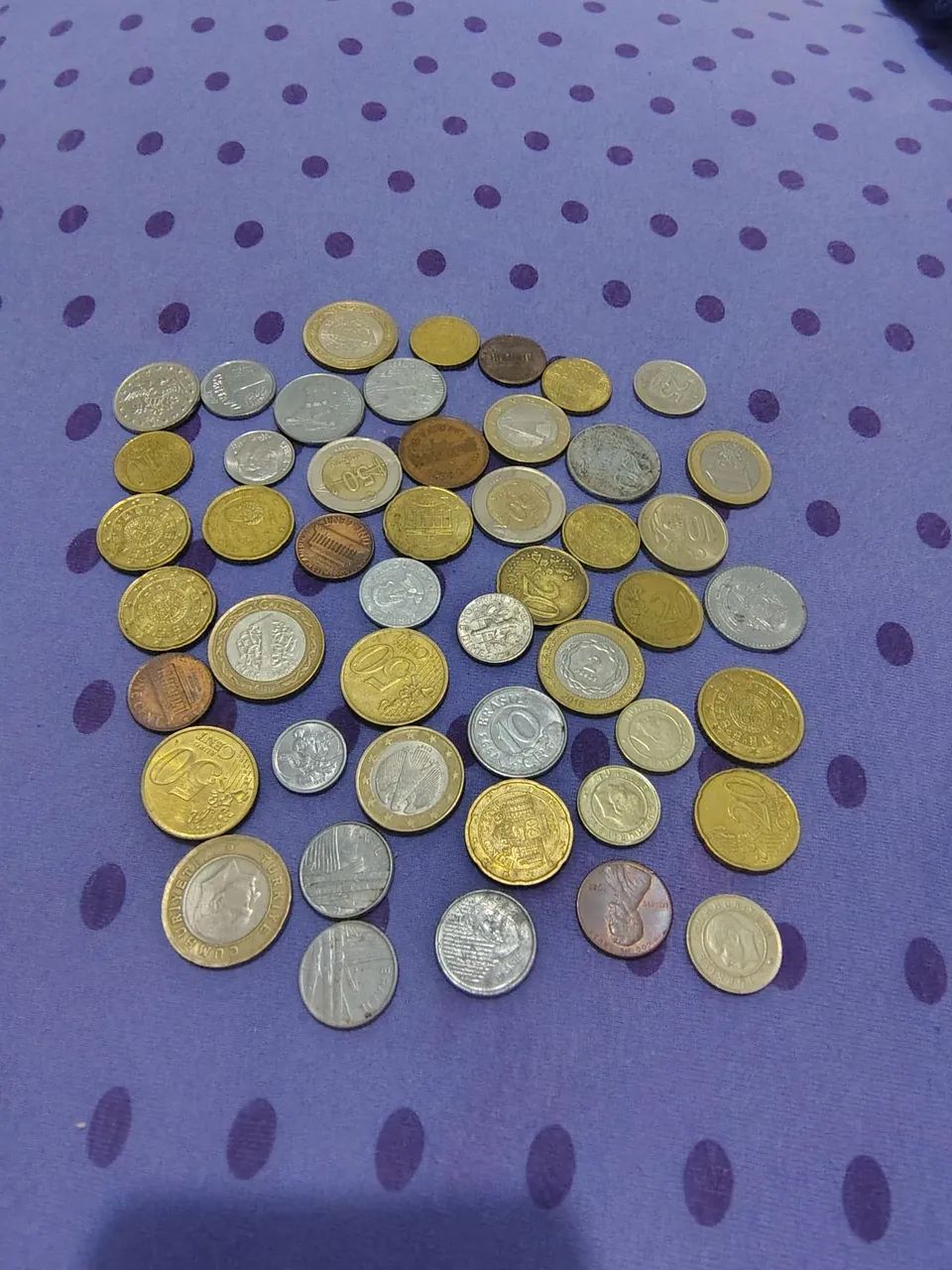 Lote de moeda antiga pra fazer aliança 