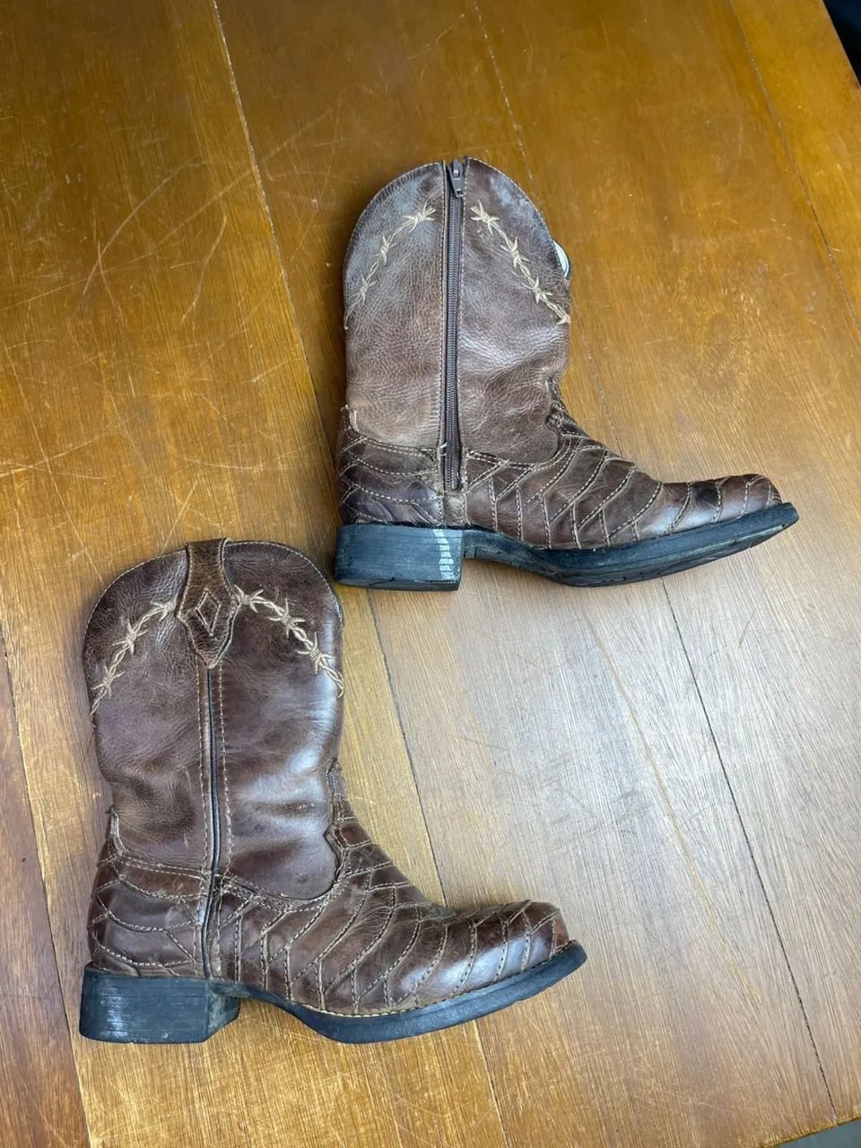Botas femininas de couro legítimo  - Foto 2