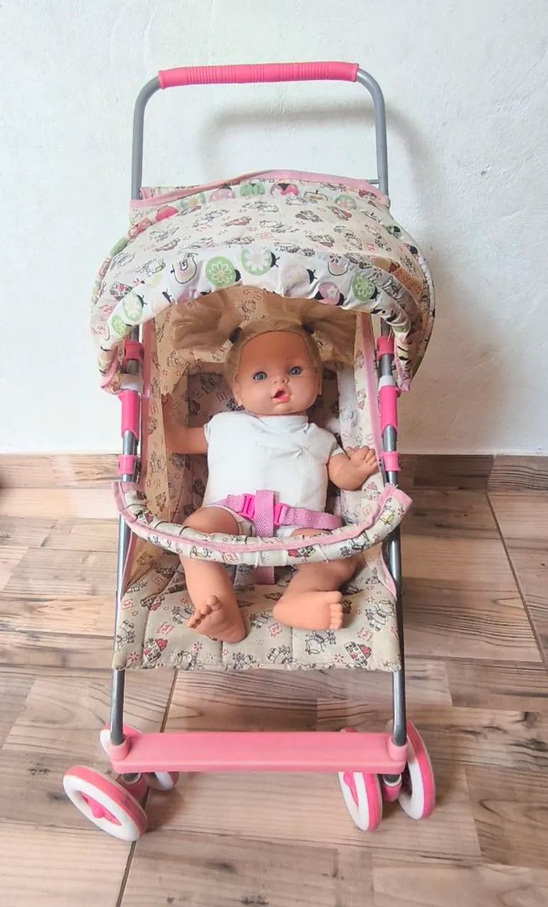 Carrinho de boneca + boneca  - Foto 5