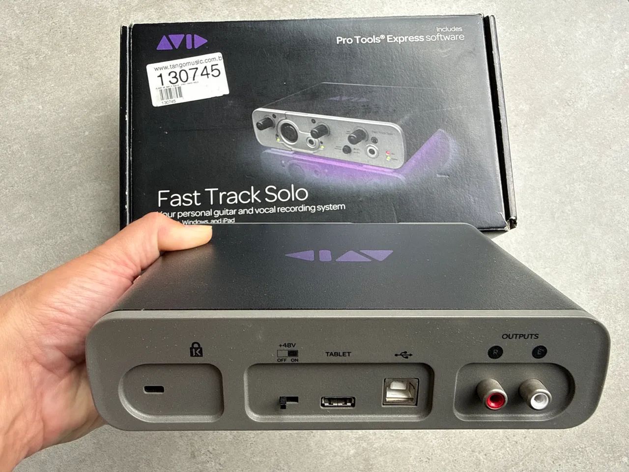 Interface de Áudio Avid Fast Track Solo - Home Studio / Podcast / Pro Tools - Foto 3