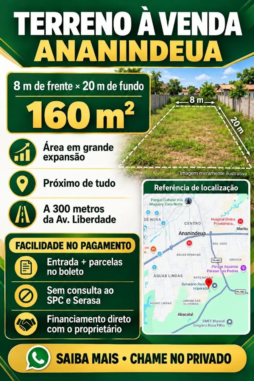 Lote terreno em Ananindeua 