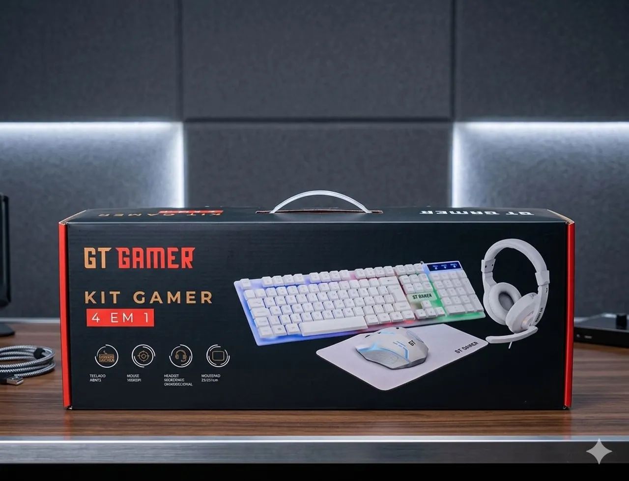 Conjunto de teclado 4x1