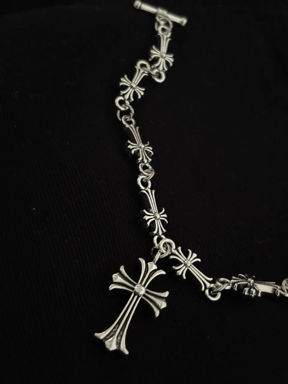 Pulseira chrome hearts cruz - Foto 2