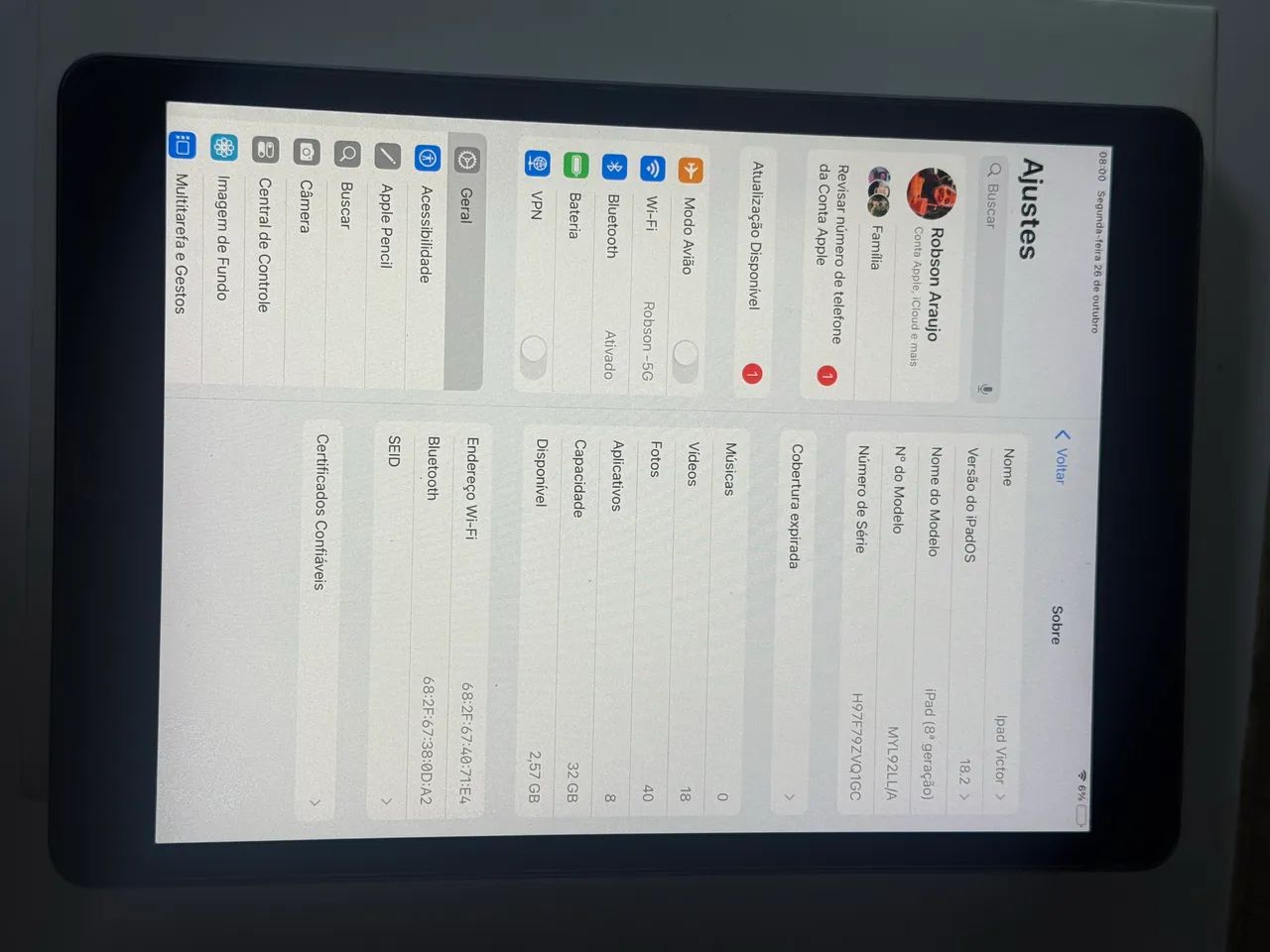 iPad 8 32GB Grafite  - Foto 4