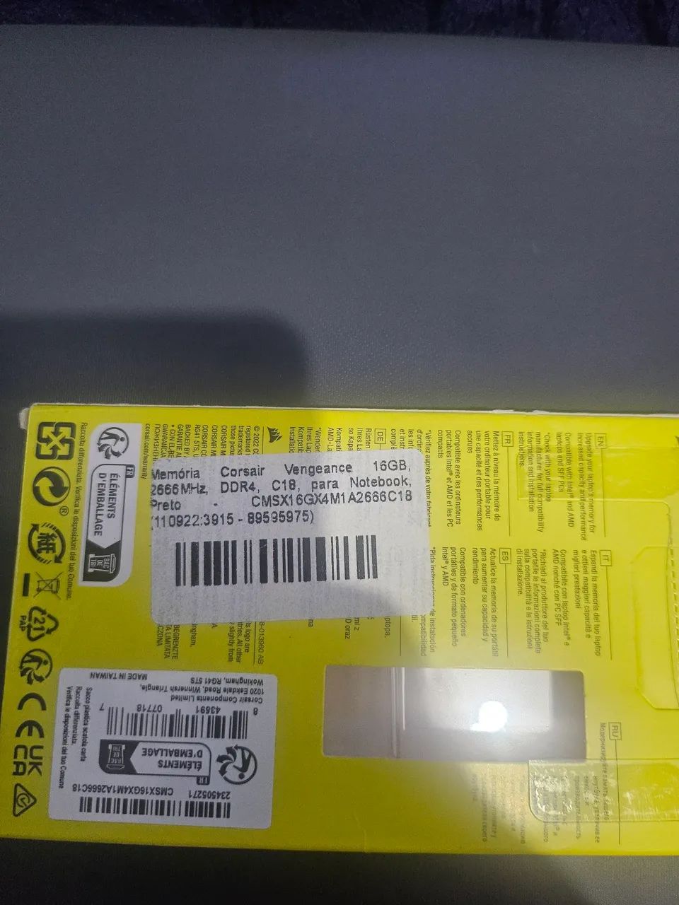 Memoria Cosair vengeance 16gb DDR4 c18 2666mhz - Foto 2