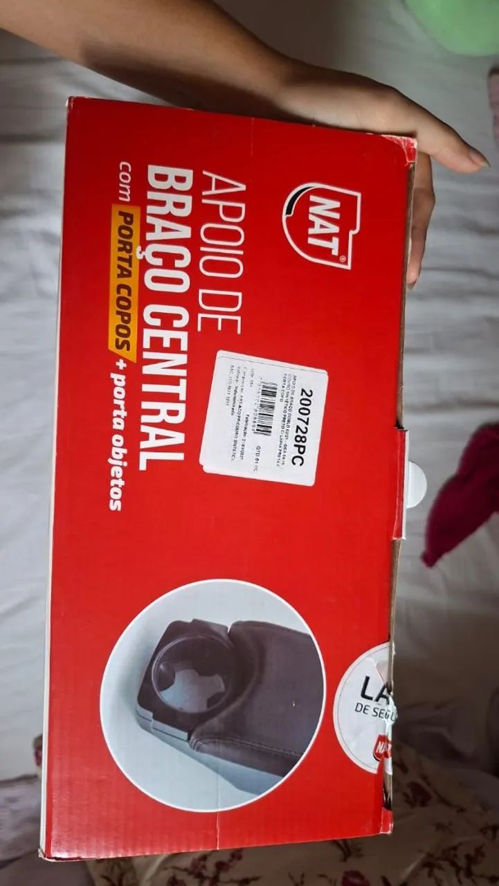 Apoio de braço em couro Doblo/Idea 02/21 - Foto 2