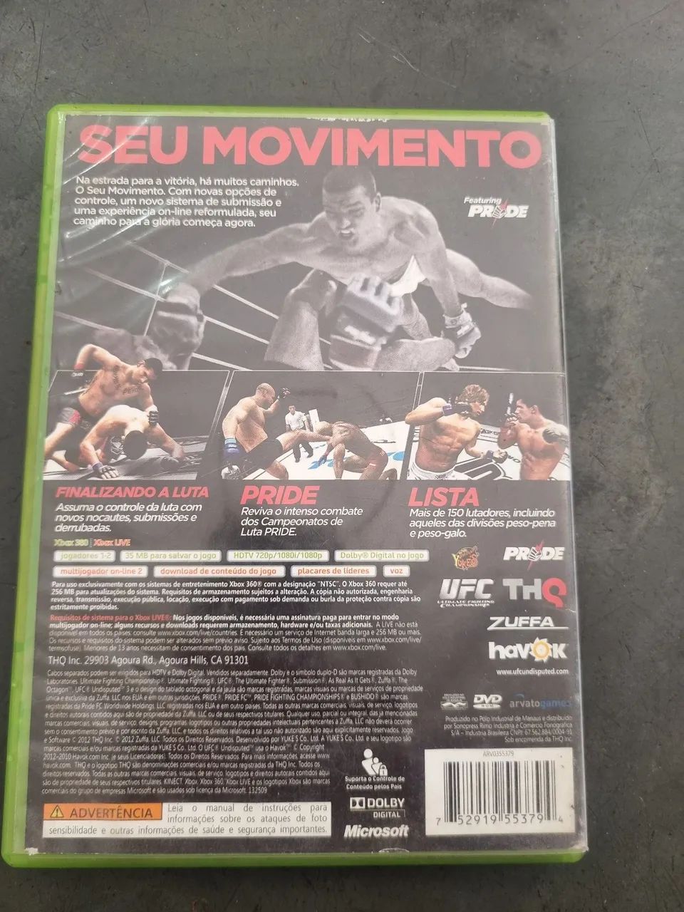 UFC 3 UNDISPUTED XBOX 360 - Foto 2