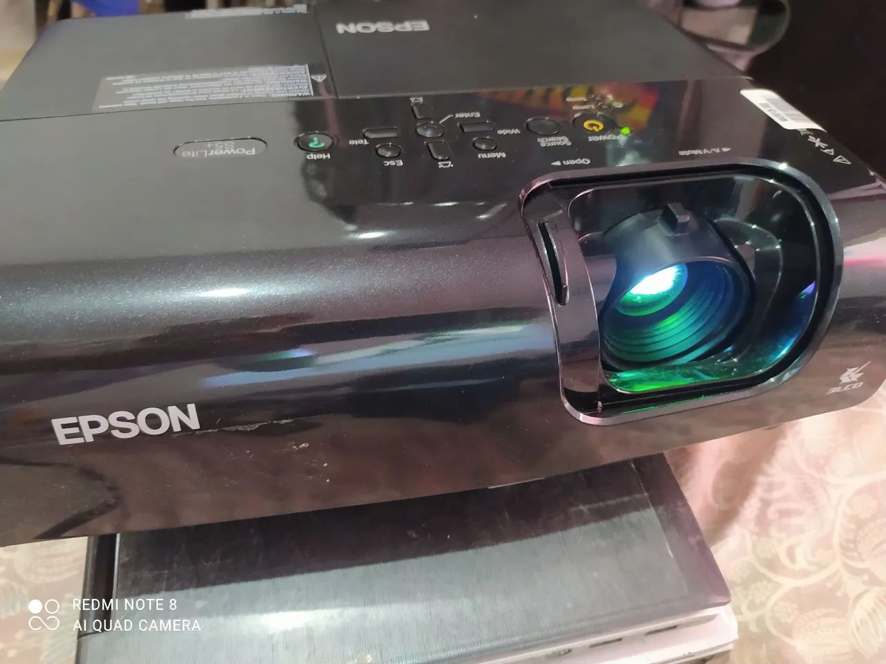 Projetor Epson PowerLite S5+in e cabos  - Foto 4