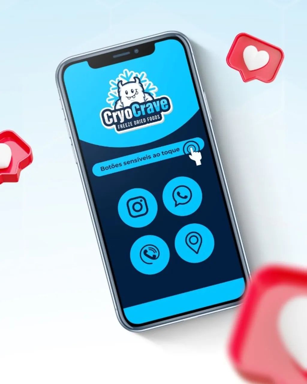 Cartão Virtual para Whatsapp com Botões Clicáveis - Foto 2