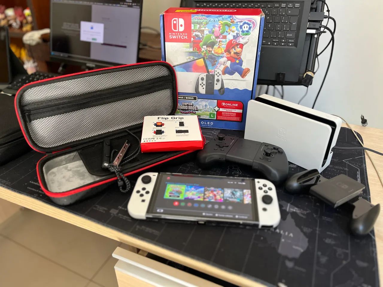 Nintendo Switch OLED Desbloqueado 256gb + 64gb - Foto 2